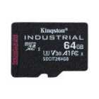 Kingston Industrial microSD 64GB C10 A1 pSLC Card + Without SD Adapter