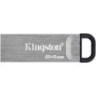 Kingston DataTraveler Kyson 64GB USB Flash Drive - with Stylish Capless Metal Case
