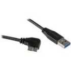 Slim Micro Usb 3.0 Cable - M/m - Right-angle Micro-usb - 1m (3ft)