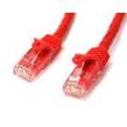StarTech Cat6 Patch Cable With Snagless RJ45 Connectors 1M Red