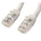 2m Cat6 White Snagless Gigabit - Ethernet Rj45 Cable Male To Male