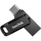 SanDisk Ultra Dual Drive Go 256GB USB-A and USB-C Flash Drive - Black