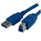1m Usb 3.0 A To B Cable - Usb - 3.0 Cord M/m - Back