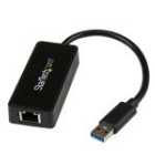 StarTech.com USB 3.0 ethernet Adapter - Black - USB 3.0 Gigabit to RJ45