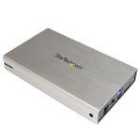 StarTech.com (3.5 inch) Silver USB 3.0 External SATA III Hard Drive Enclosure with UASP - Portable External HDD