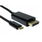 Xenta USB C to DisplayPort 4K @ 60HZ (Black) 3M