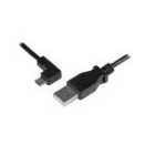StarTech Left Angle Micro USB 0.5M Black Cable