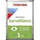 Toshiba 1TB S300 Surveillance 3.5" SATA Internal Hard Drive 64MB Cache 180TB/Year workload (CMR)