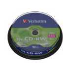 Verbatim 12x CD-RW Discs - 10 Pack Spindle
