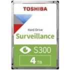 Toshiba 4TB S300 Surveillance 3.5" SATA Internal Hard Drive 256MB Cache 180TB/Year workload (SMR)