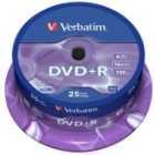Verbatim 16x DVD+R Discs - 25 Pack Spindle