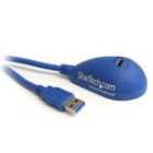 StarTech.com 5 ft Desktop SuperSpeed USB 3.0 Extension Cable - A to A M/F
