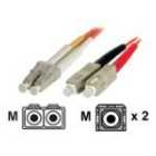 3m Multimode 62.5/125 Duplex Fiber Patch Cable LC - SC