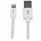 StarTech.com 2m USB to Lightning Cable - Apple MFi Certified - White iPhone Charger