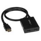 StarTech.com 2 Port HDMI Cable Splitter - 4K 30Hz - 1 in 2 out HDMI 1.4 Audio Splitter