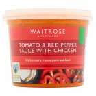 Waitrose Tomato & Red Pepper Sauce w/ Chi, 350g