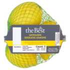 Morrisons The Best Seedless Unwaxed Lemons 3 per pack