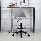 HOMCOM 97cm Tall Home Office Chair Ergonomic - Grey