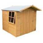 Shire Overlap 7ft x 7ft Wooden Apex Garden Shed