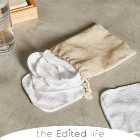 Bamboo Blend Pack of 7 Face Cloths with a White Cotton Bag