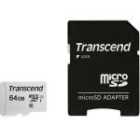 Transcend 300S 64GB UHS-I U1 Class 10 MicroSD Card with Adapter