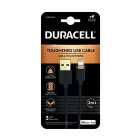 Duracell 2M USB-A To Lightning Braided Cable USB7022A