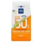Tate & Lyle 50% Unrefined Demerara Sugar With Stevia 500g