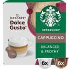 Starbucks Cappuccino by Nescafe Dolce Gusto Coffee Pods x 6 120g