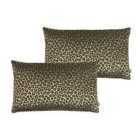 Kai Amur Polyester Filled Cushions Twin Pack Bronze 30 x 50cm