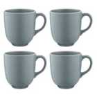 Mason Cash Classic Collection Set Of 4 Grey Mugs 450Ml