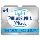 Philadelphia Light Soft Cream Cheese Snacks Mini Tub 4 x 35g