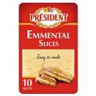 President Emmental Cheese Slices 200g