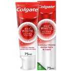 Colgate Max White Ultra Foam Toothpaste, 75ml