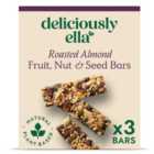Deliciously Ella Roasted Almond Fruit, Nut & Seed Bar 3 per pack