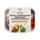 M&S Pesto & Parmigiano Reggiano Chicken Breasts 340g