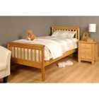 SleepOn Talsi Solid Pine Bed Frame Caramel