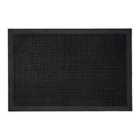 Premier Housewares Rubber Doormat - Black