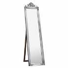 Crossland Grove Detling Wood Cheval Mirror Silver - 1790 X 455mm