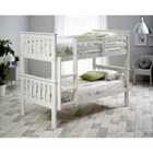 Carra White Bunk Bed and Pocket Mattresses