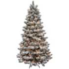 Snowy Smithfield 7.5ft Christmas Tree with 500 LED Lights