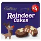 Cadbury Rudolph & Robin Cakes 4 per pack