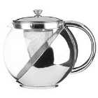 5five 1.10L Glass and Stainless Steel Teapot with Infuser