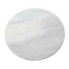 Interiors by Premier White Marble Lazy Susan, Non-slip, Easy to Clean