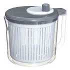 5five 2.5L Handled Salad Spinner With Lid - Grey