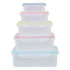 Maison By Premier 5 Piece Rectangular Food Containers