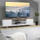 AVF White Sands Extra Wide TV Stand for TVs up to 85”