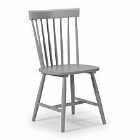 Julian Bowen Set Of 4 Torino Grey Chairs