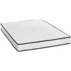 HOMCOM King Pocket Sprung Mattress In A Box With Breathable Foam And Individually Wrapped Spring, 200Cmx150Cmx18Cm, White