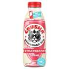 Crusha Strawberry No Added Sugar Milkshake Mix 500ml