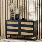 Padstow 6 Drawer Chest Black